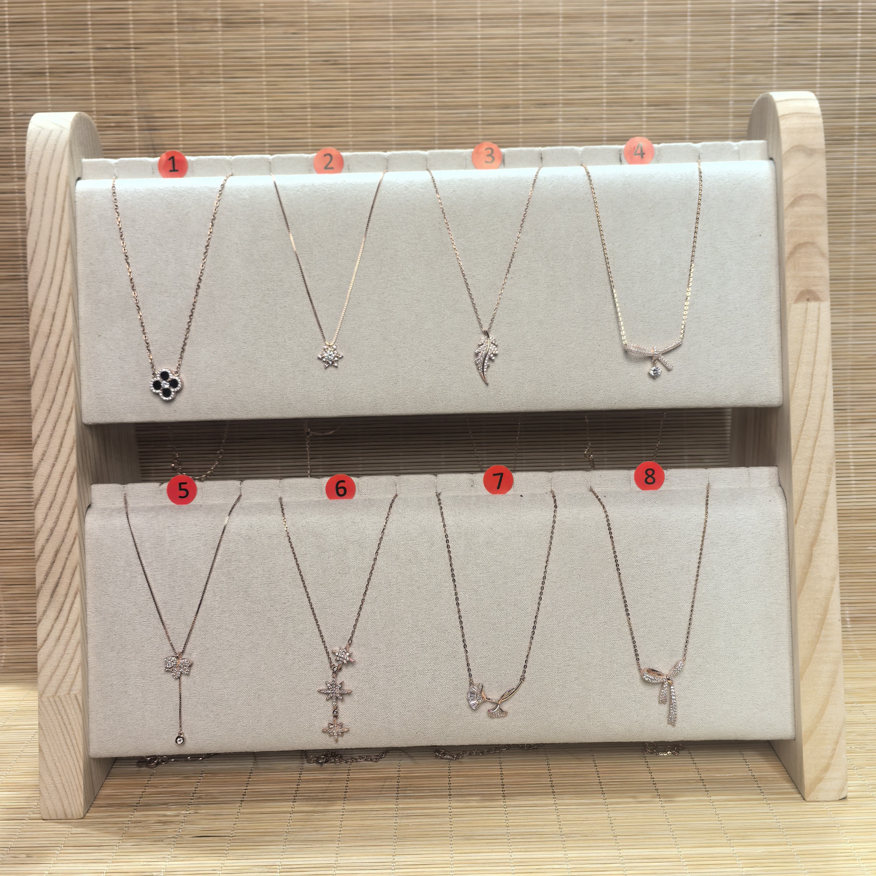 925银银制品 段银匠时尚百搭简约气质带钻女士银项链