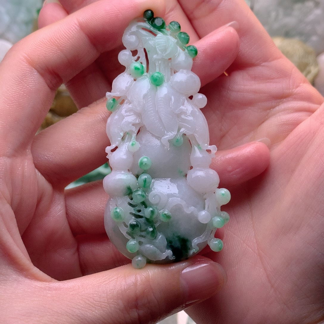 定制翡翠未镶嵌玄****来葫芦