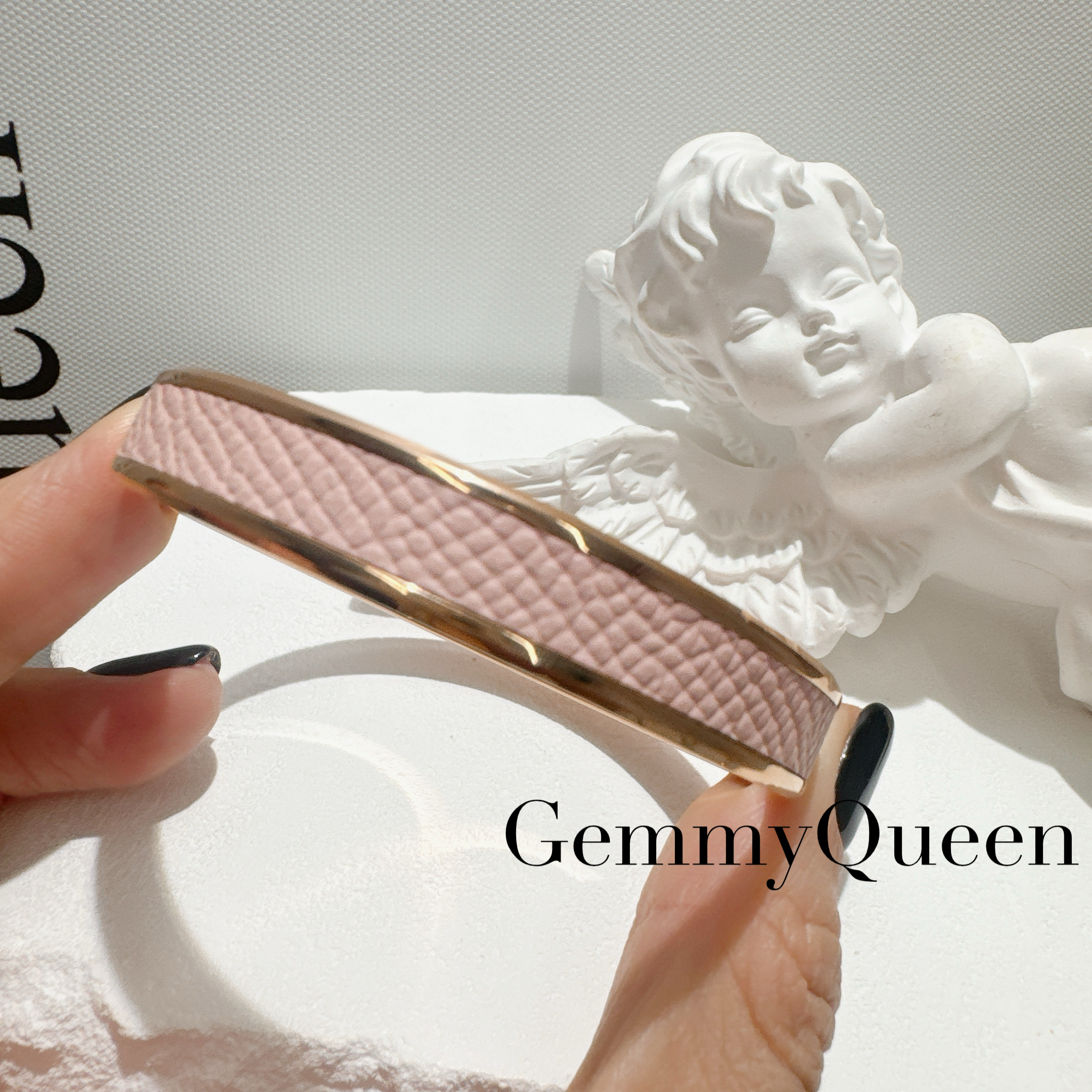 钛钢皮质手镯 GemmyQueen高定手镯GQ01006
