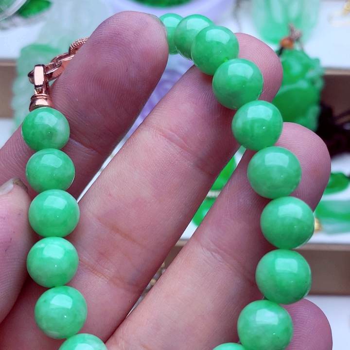 翡翠未镶嵌手链手链