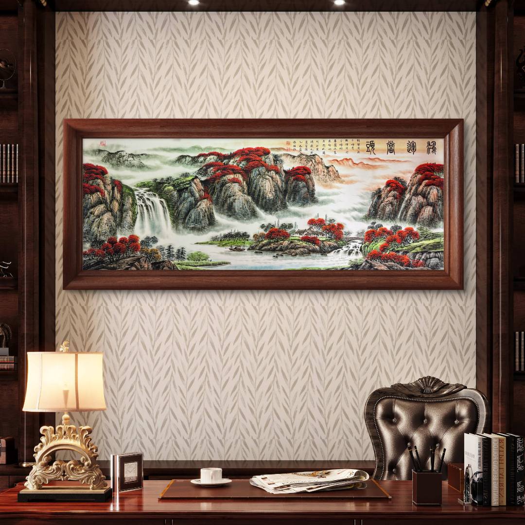 张福恒先生馆藏作品《鸿运当头》