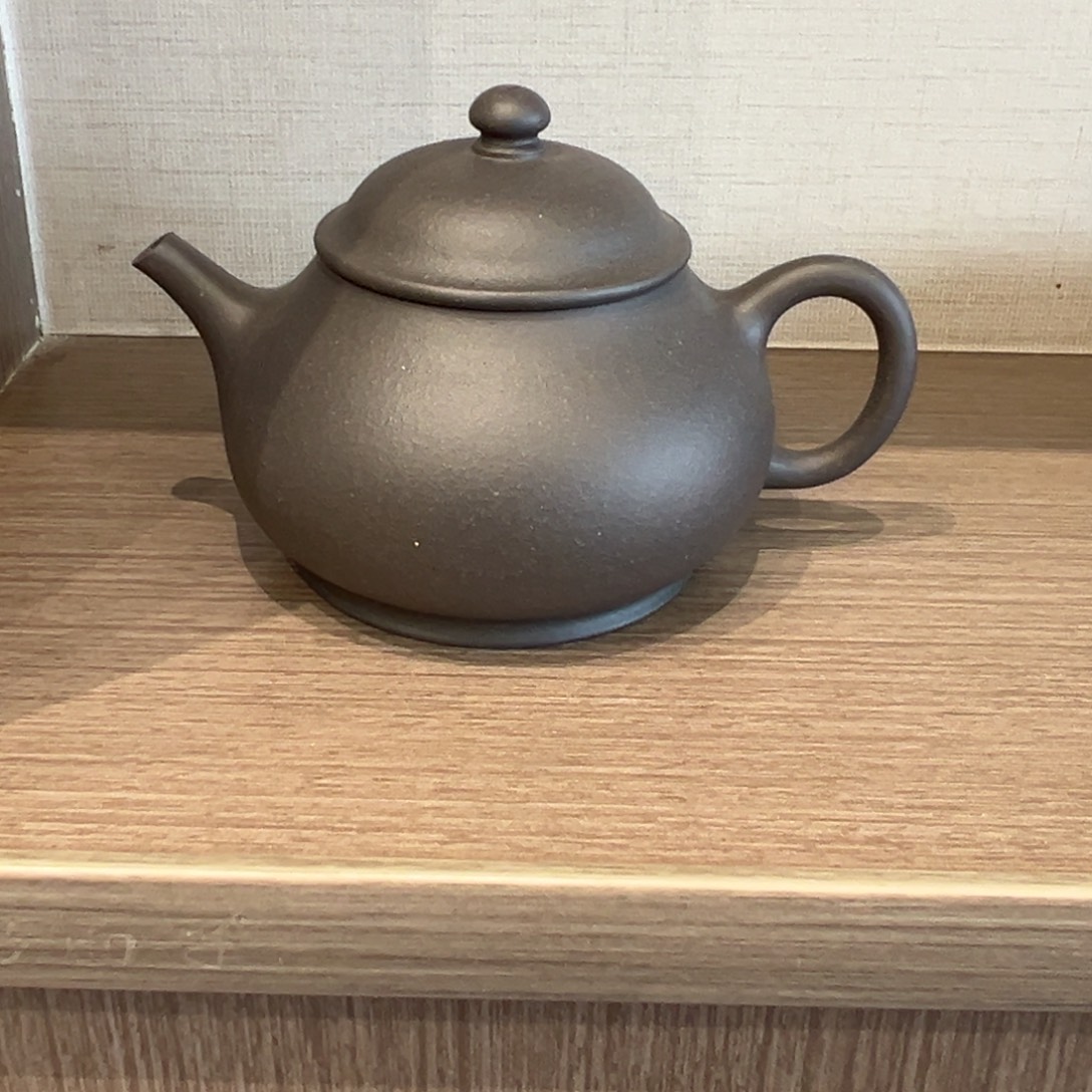 ༄***࿐茶壶紫砂150cc清灰紫泥潘壶