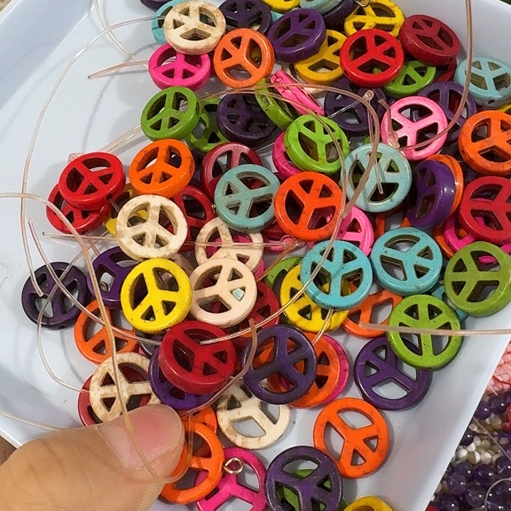白***果玛瑙/玉髓合金珠宝半成品130号打包