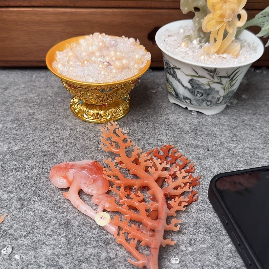 关***宝昌化石印石石雕三件