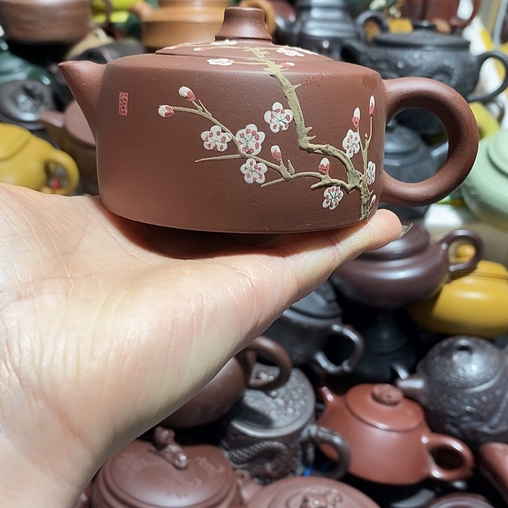 紫砂茶壶晃盖流口水