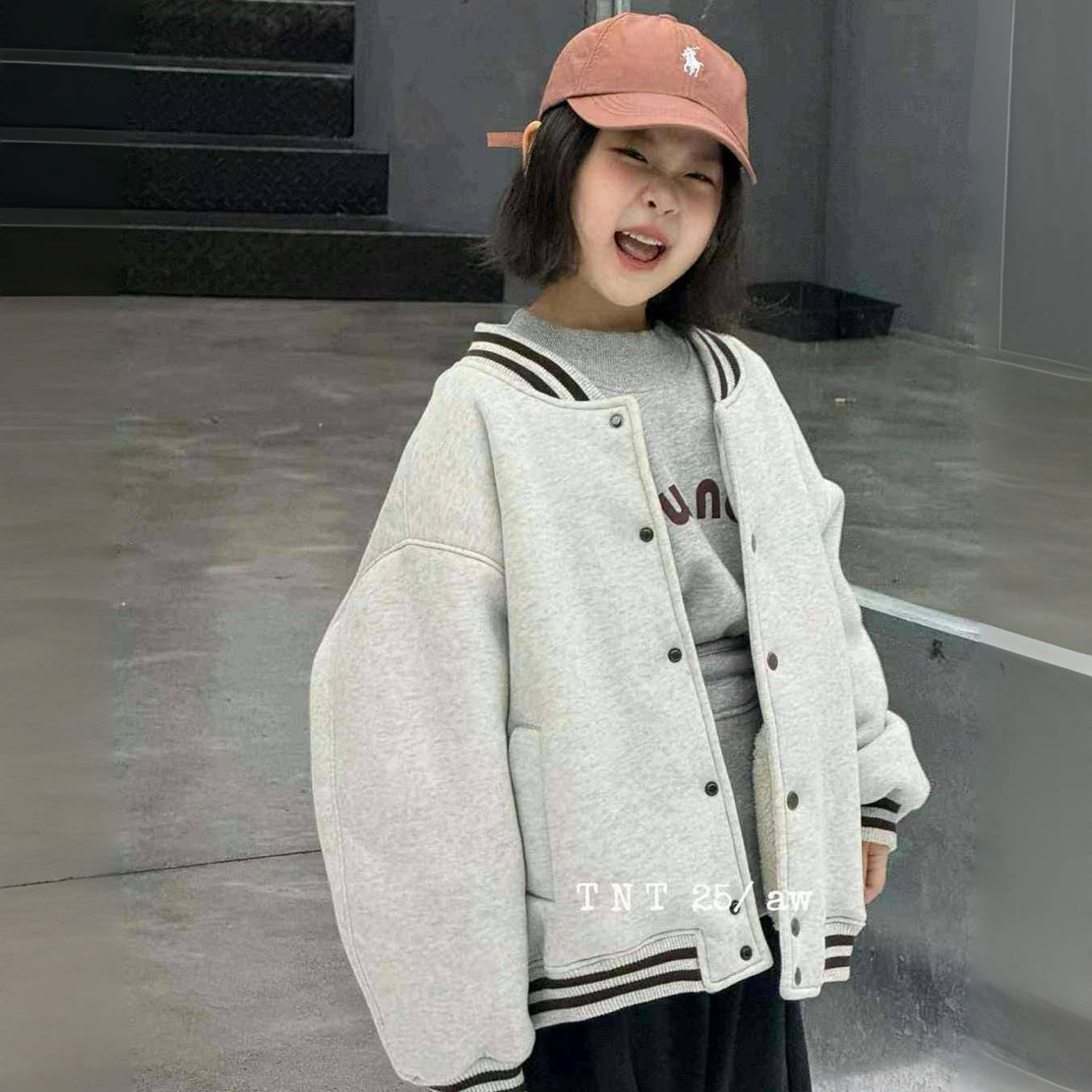 【实体品牌童装】tnt&kids 9041秋冬季儿童棒球服夹棉卫衣外套韩版