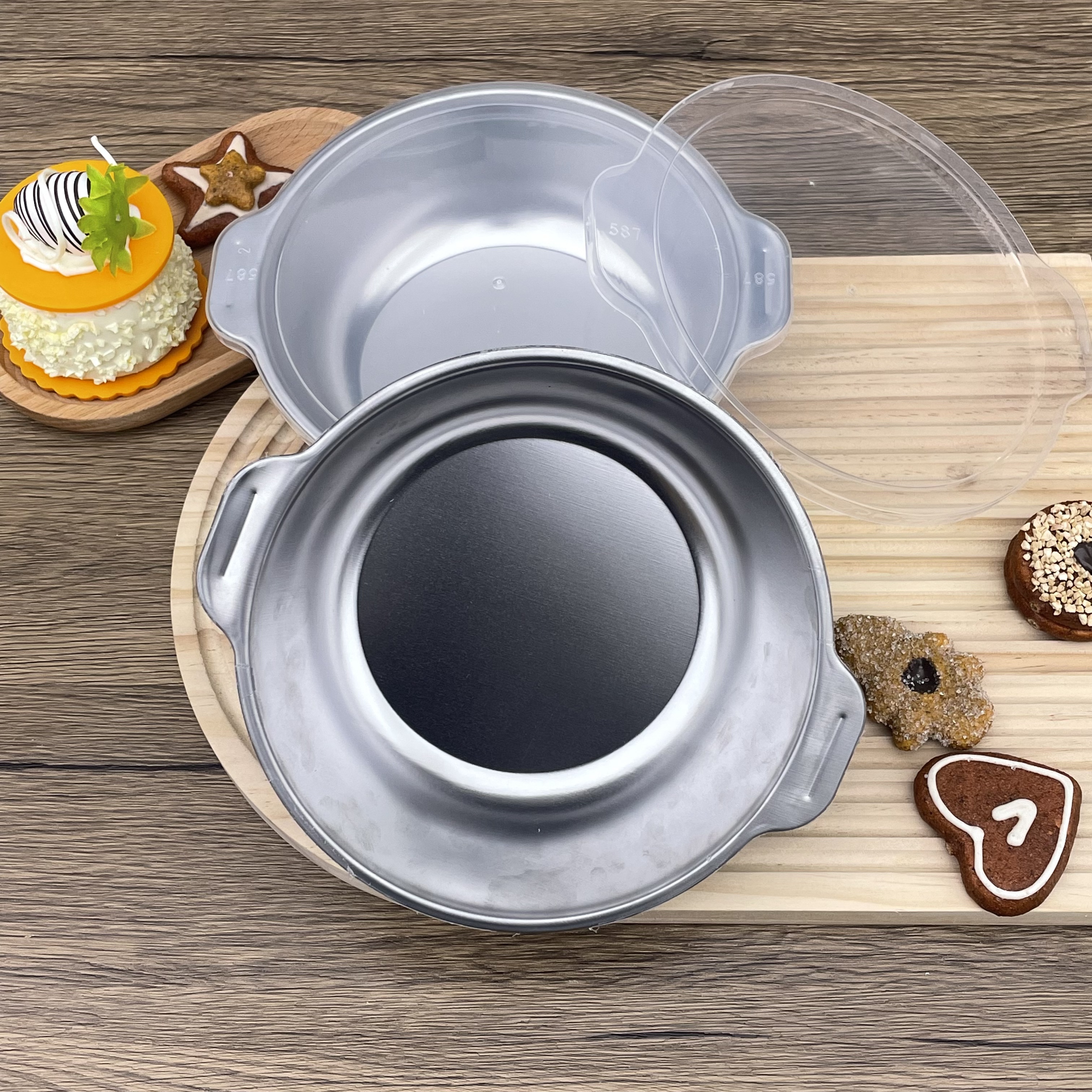 外贸带盖双耳保鲜碗2个家用厨房必备轻奢现代高级感【汤家限定】