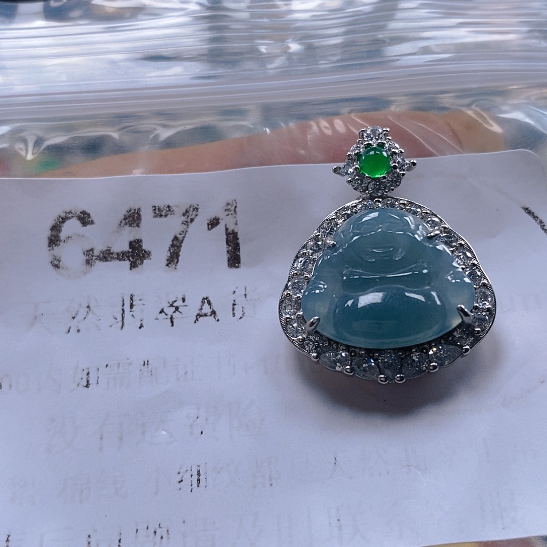 吊坠(不含链)未镶嵌翡翠