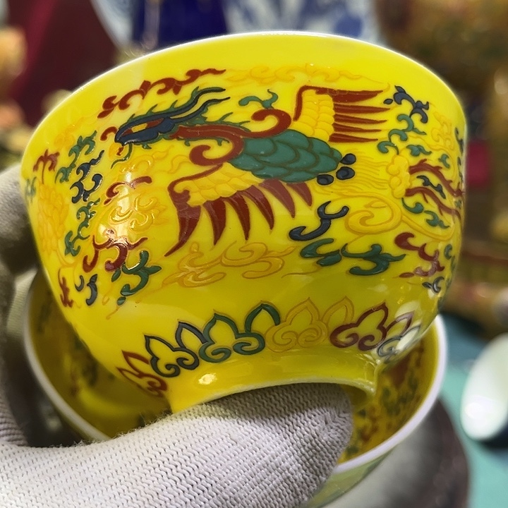 盖碗摆件摆件摆件瓷器