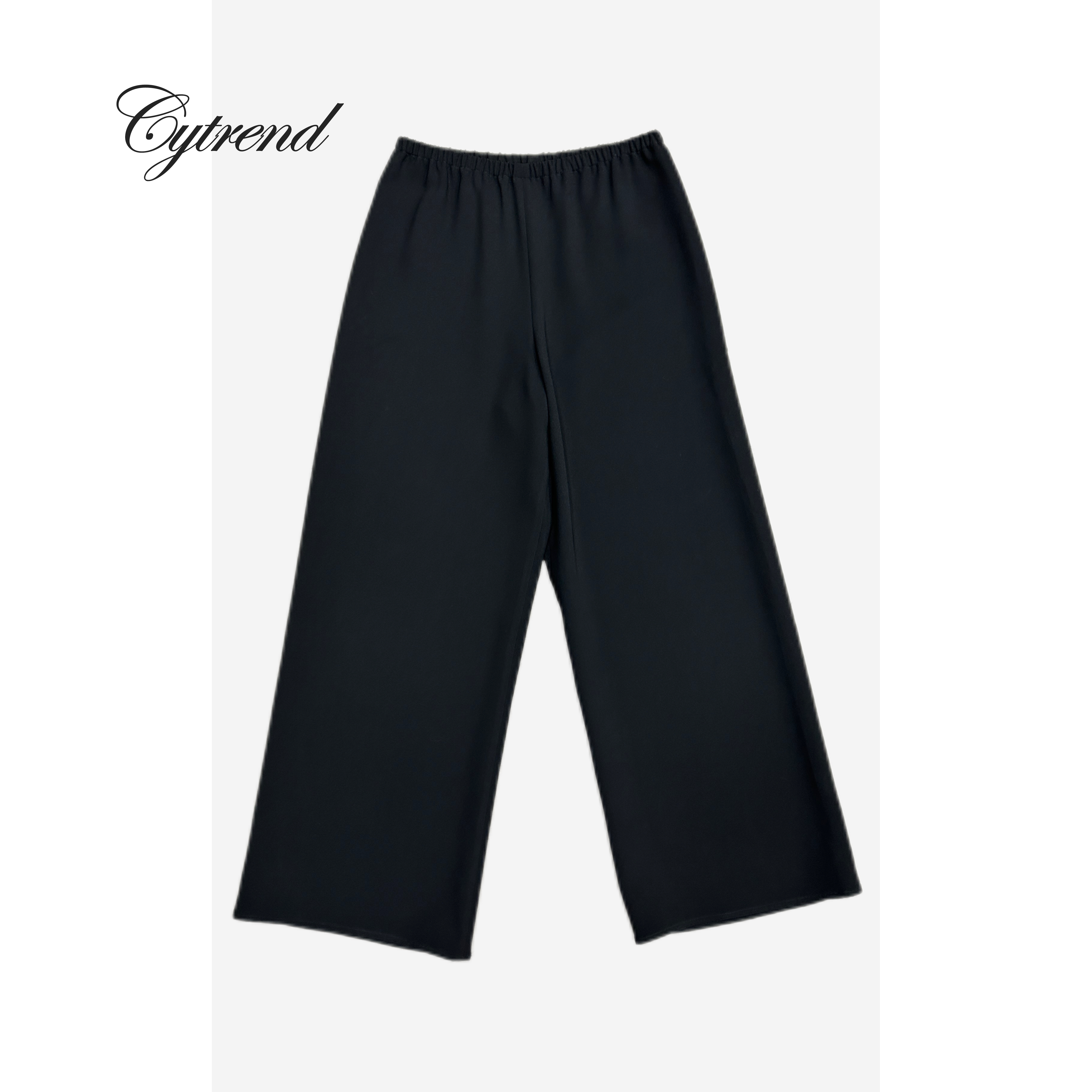 CYSC622阔腿叠搭松弛感醋酸裤