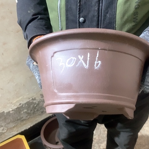 紫砂花盆手工制作