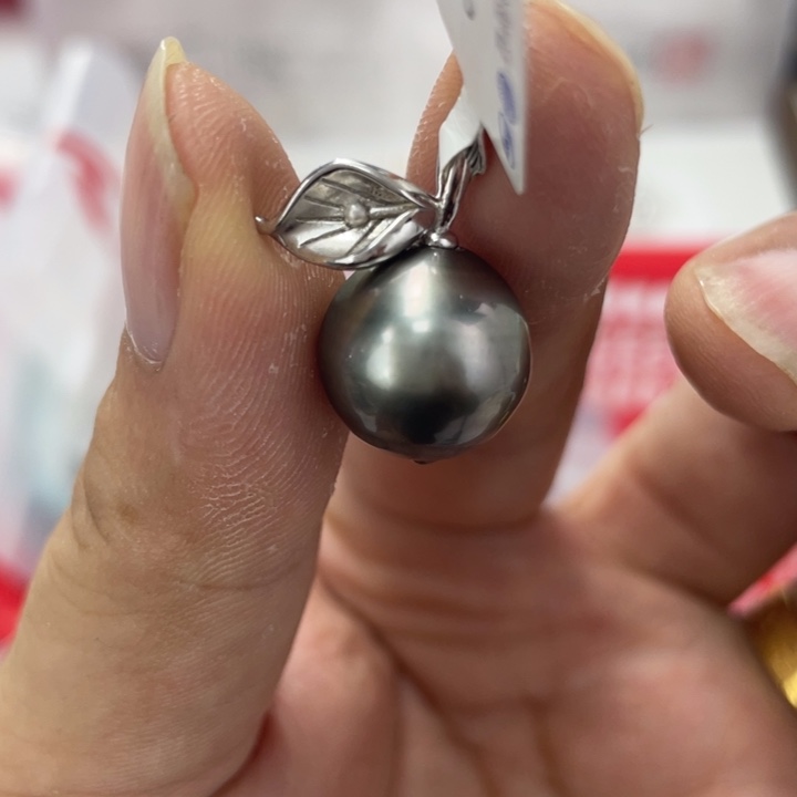 海水珍珠颈饰银S925镶嵌