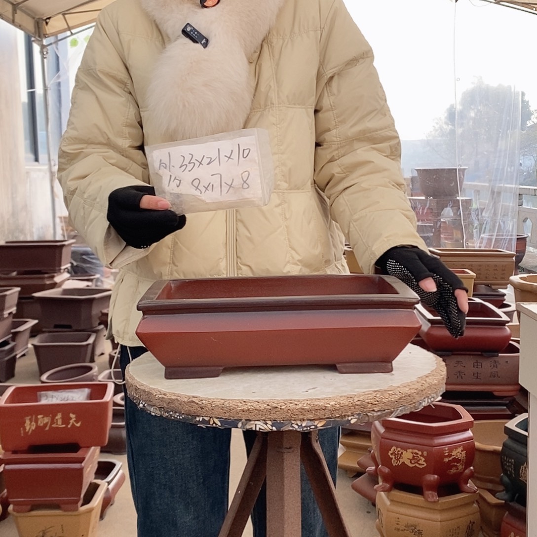 紫砂花盆紫砂花盆