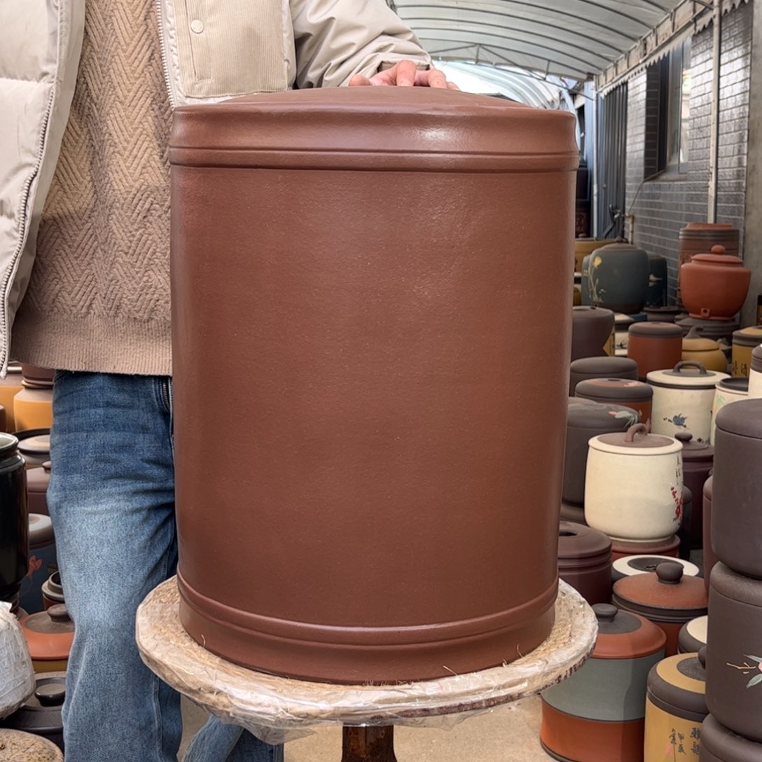 紫砂茶叶罐40 饼茶叶罐