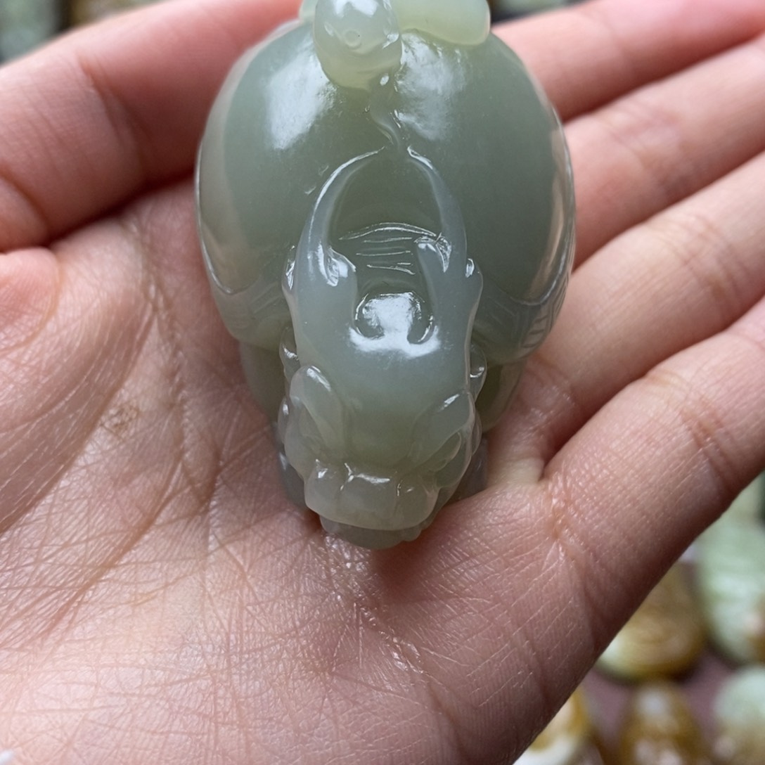 吊坠(不含链)未镶嵌和田玉（糖玉）南**往