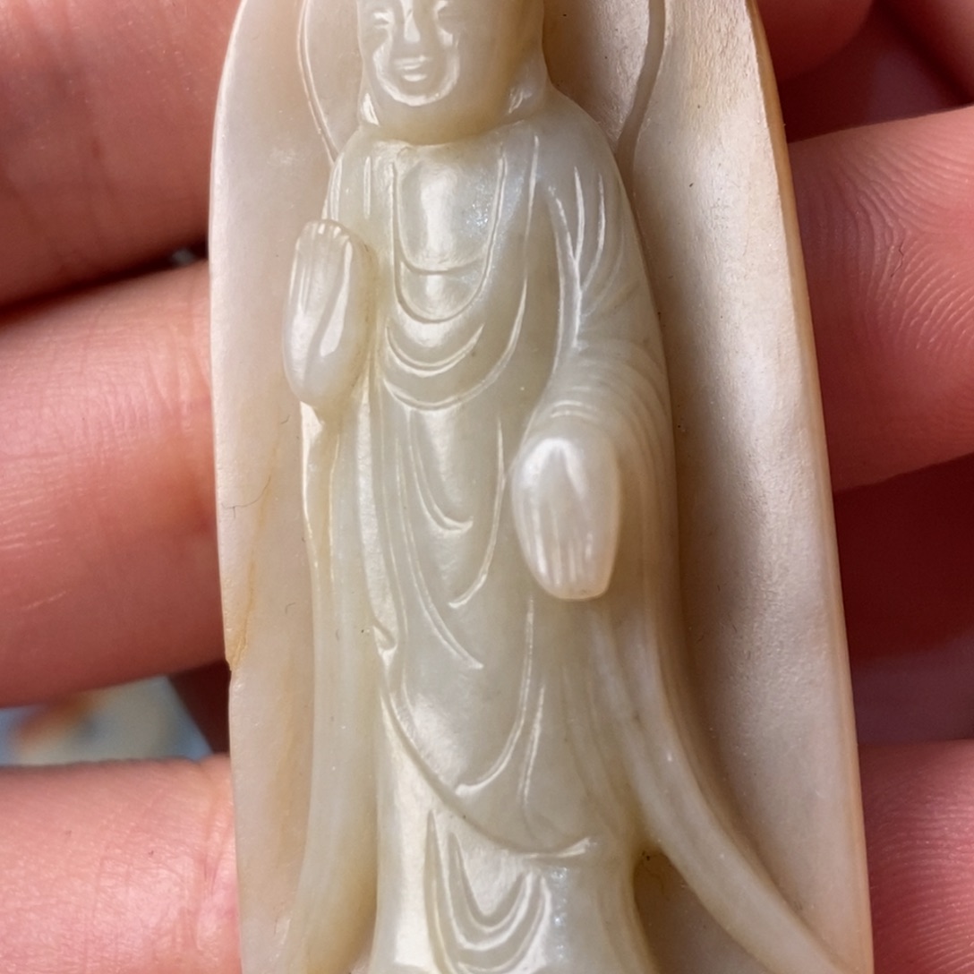 和田玉（糖玉）手链未镶嵌苍**莽