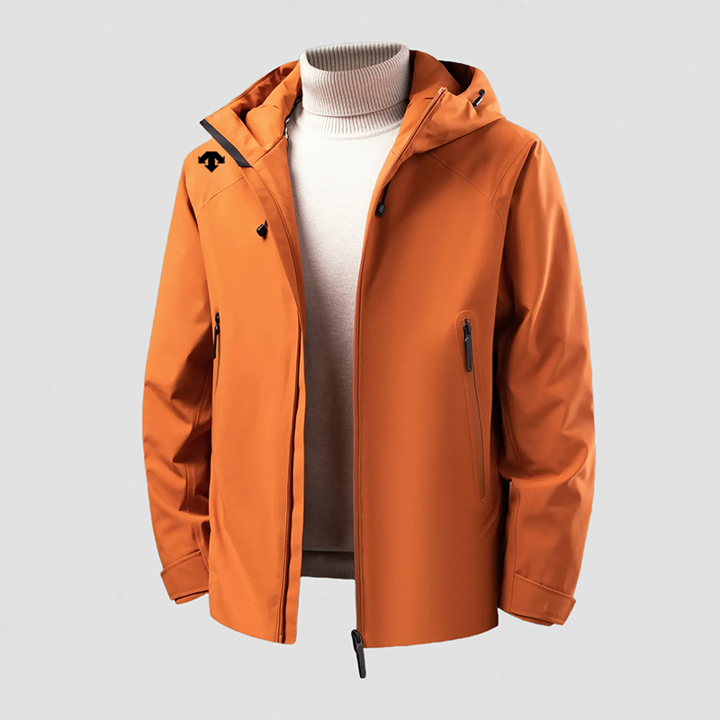 【商场同款】迪桑2025秋冬新款外套运动男装连帽户外羽绒内胆冲锋衣