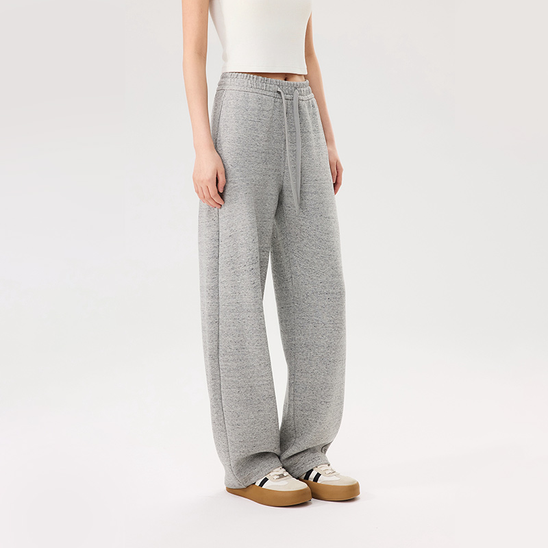 秋冬暖暖弧线休闲拼接弯刀裤 DJQ5705