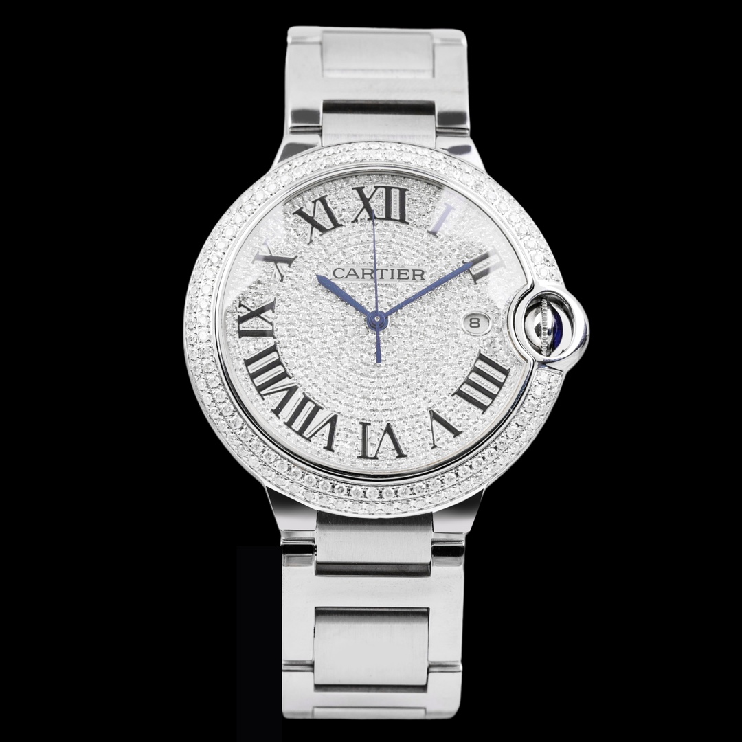 99新 Cartier/卡地亚 大牛/二手单表/W6920094蓝气球/42表径/