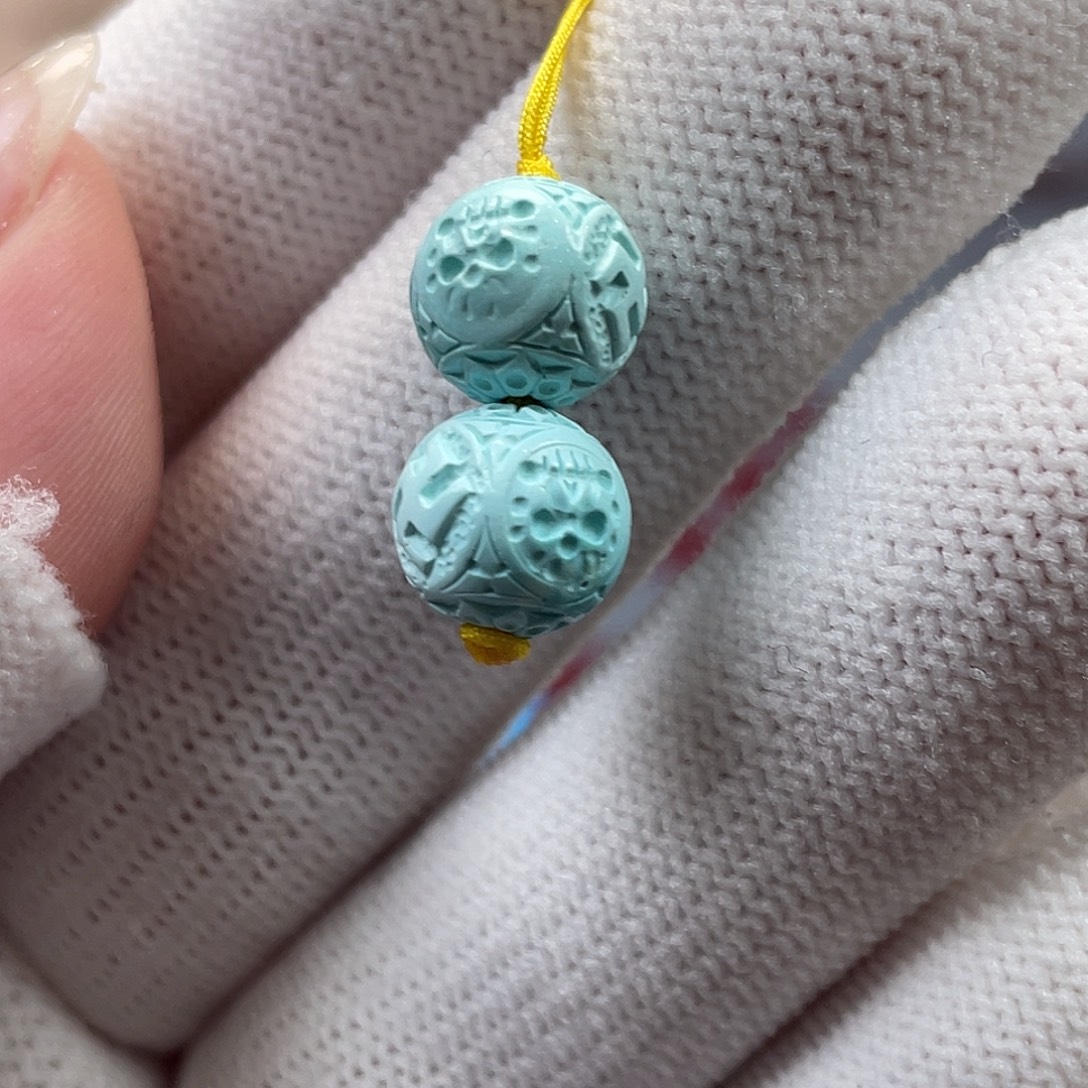 绿松石未镶嵌挂件