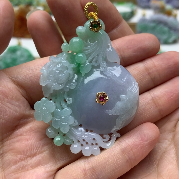 颈饰未镶嵌翡翠翡翠