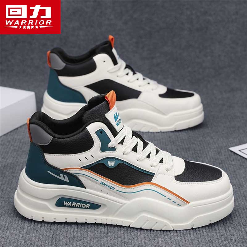 回力高帮休闲板鞋2025新款男鞋青年爆款百搭增高鞋男士跑步运动鞋