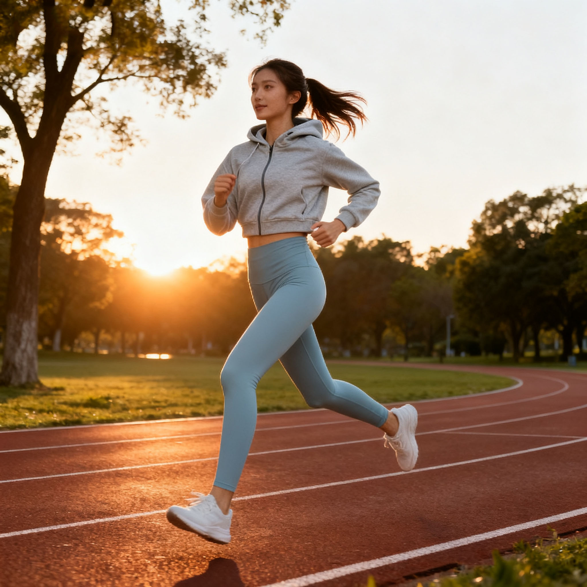 李宁正品新款健身系列女子平口紧身舒适运动长裤AULT016-B品