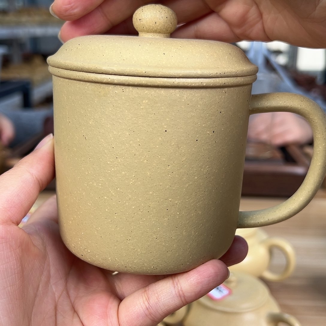 紫砂茶壶黄龙山原矿本绿350