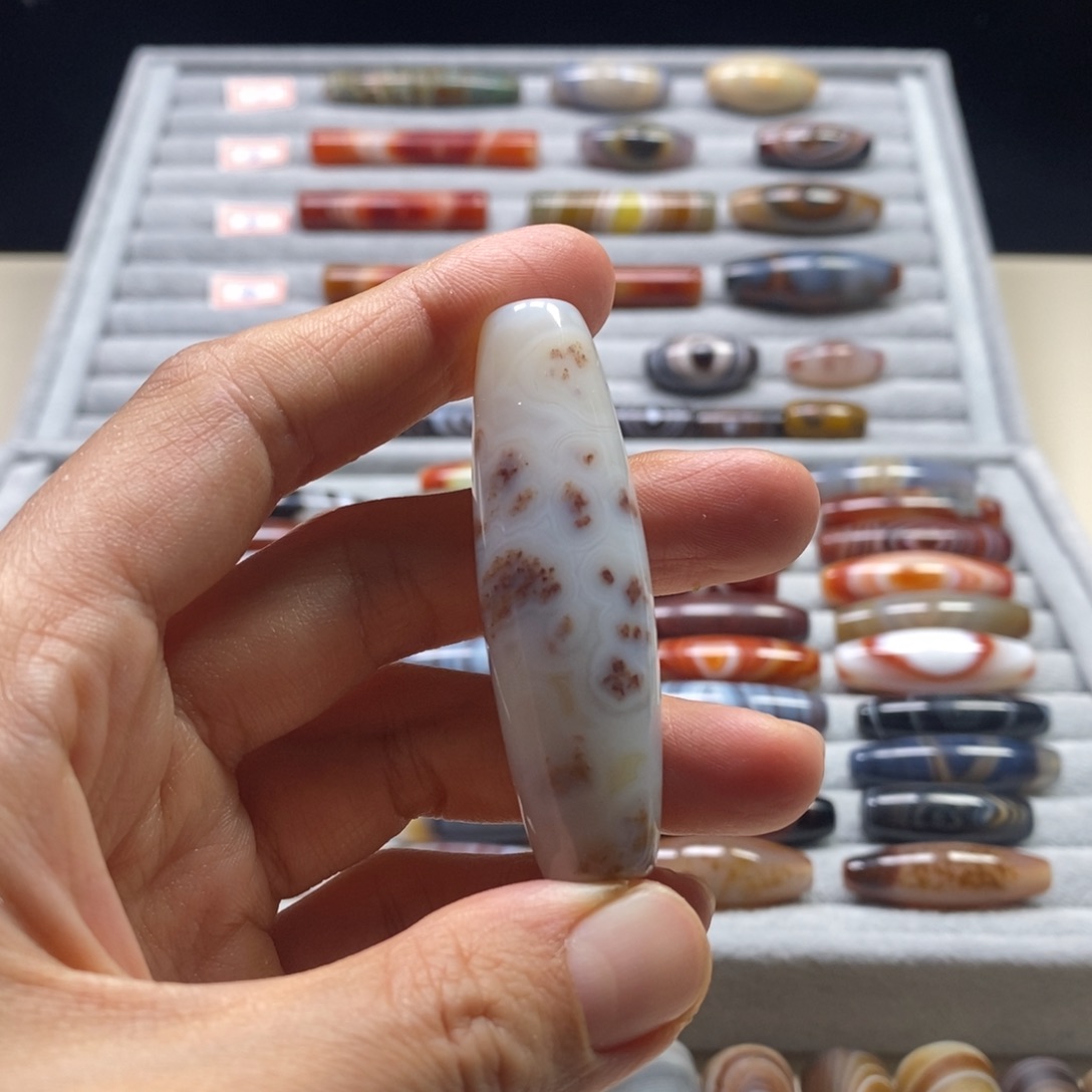 玛瑙/玉髓散珠天珠