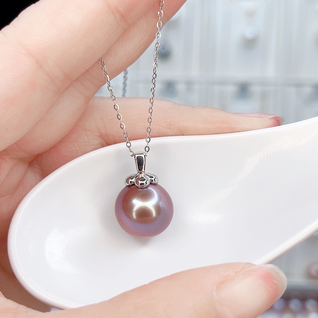 淡水珍珠吊坠(赠链)合金