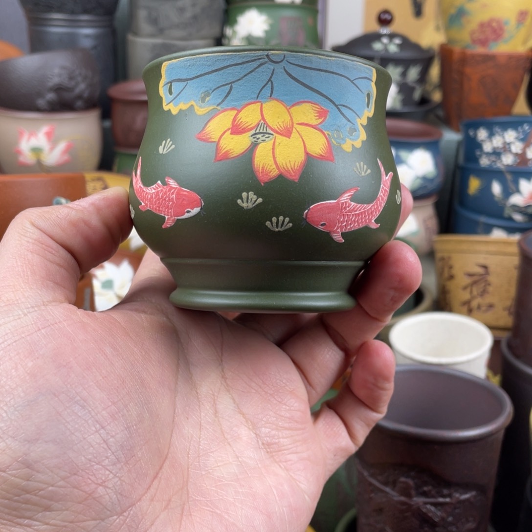 紫砂茶杯紫砂茶杯