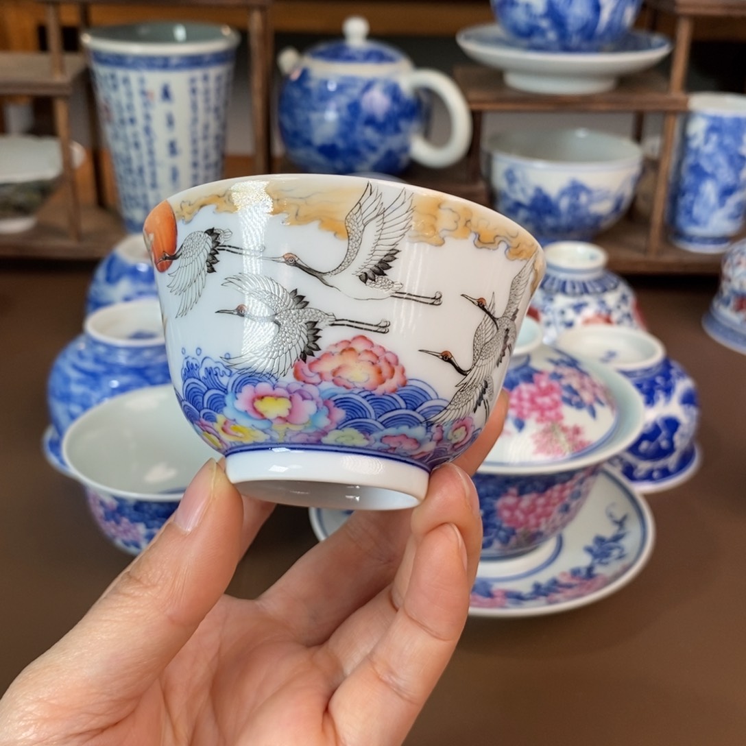 景德镇陶瓷手工手绘