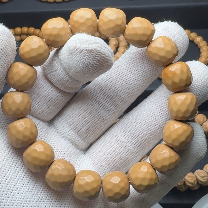 猴头核桃手串砖石面