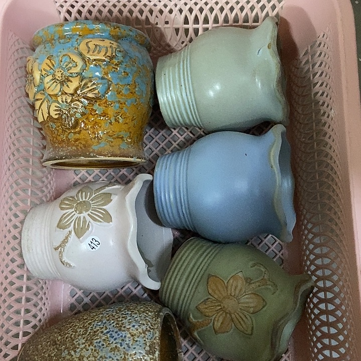 花盆单场满9.9发货瑕疵捡漏六个413