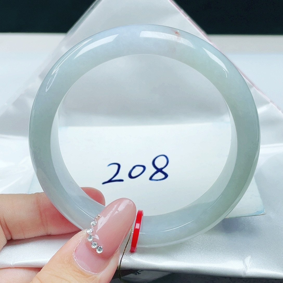 翡翠未镶嵌手镯 正圈56+