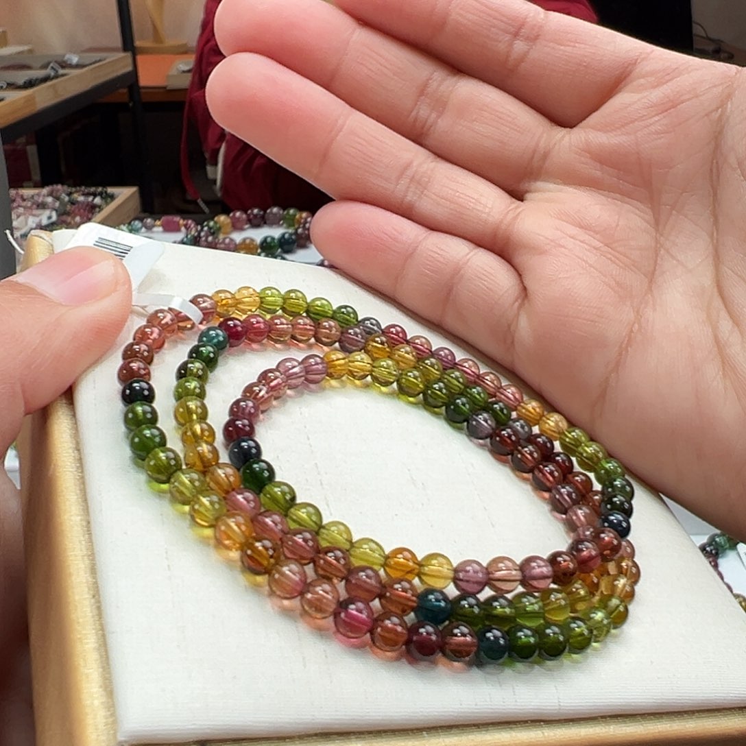 未镶嵌碧玺手串4.5mmmmmmmmmmmm