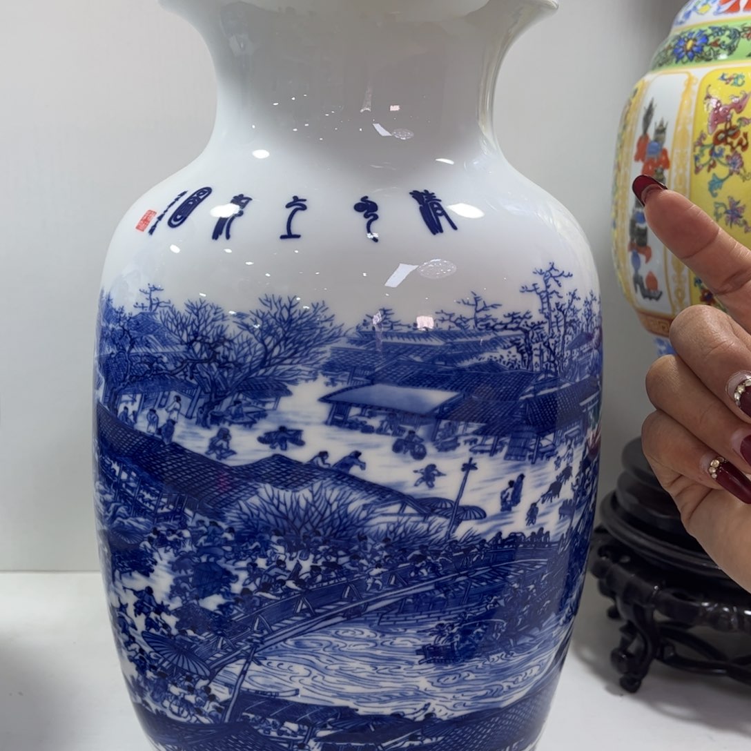 景德镇陶瓷花瓶摆件