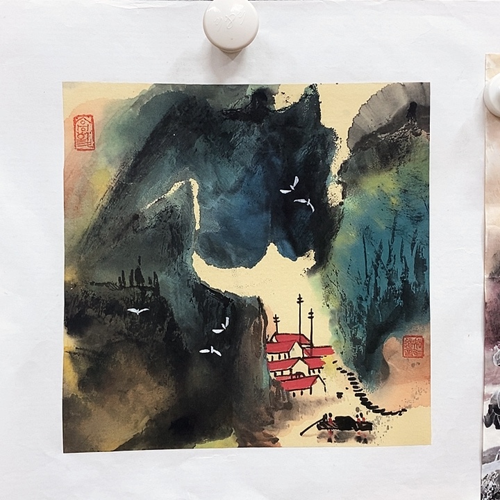 版画装饰精品于老师