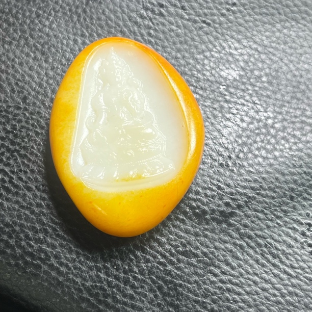 和田玉度母观音吊坠