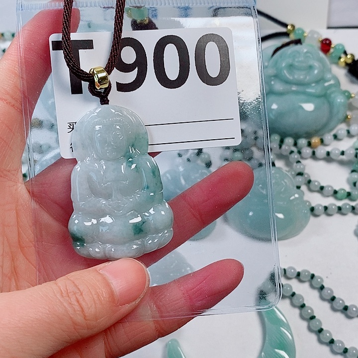 翡翠颈饰未镶嵌天然