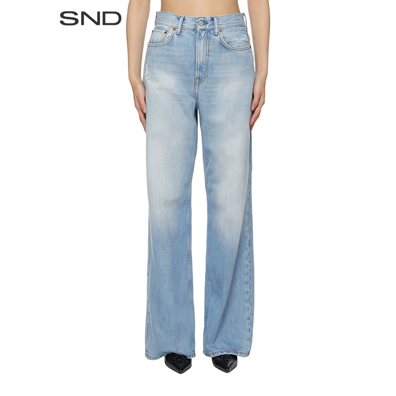 【SNDACNE STUDIOS 设计师品牌】SND PS25 微喇牛仔长裤
