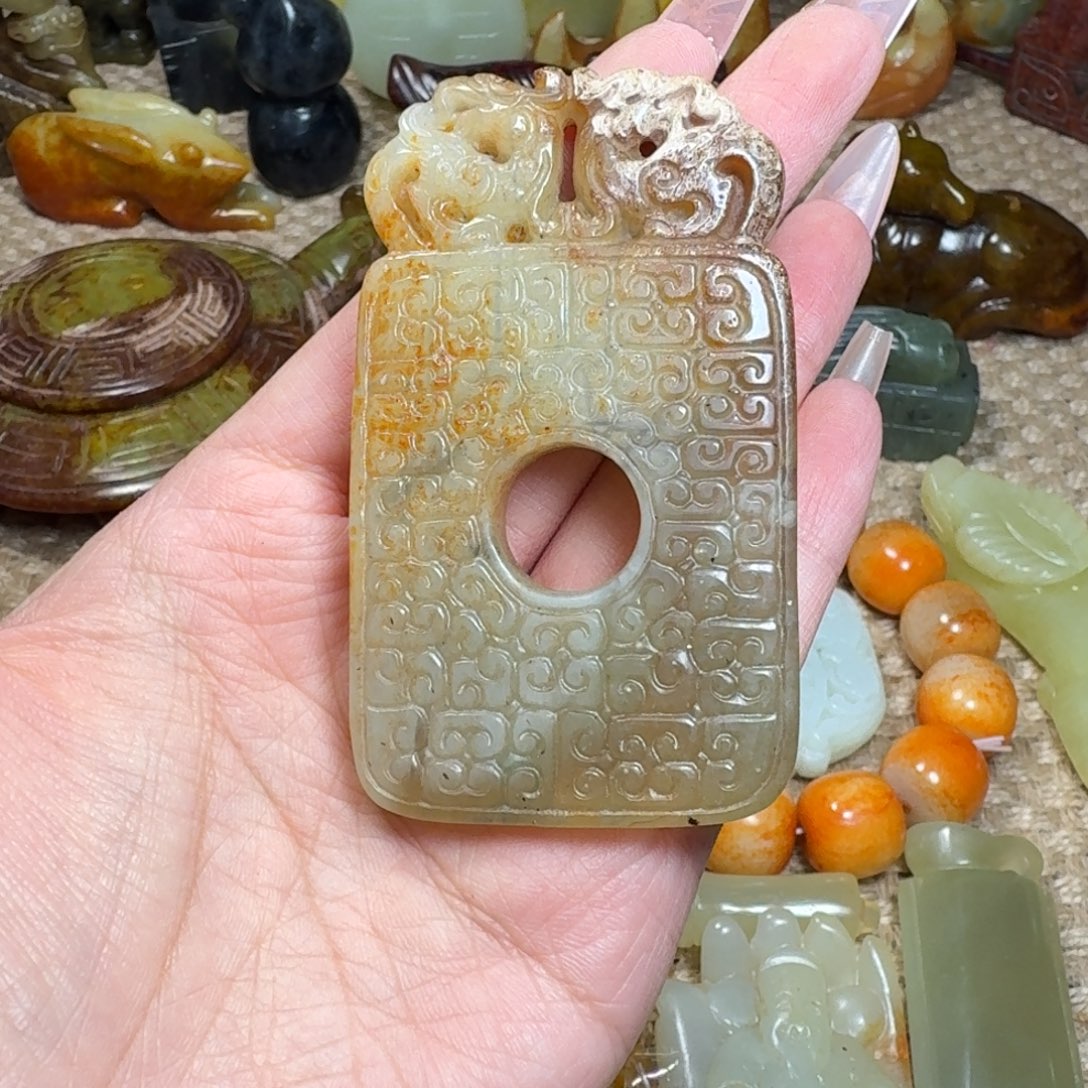 吊坠白玉菩提挂件