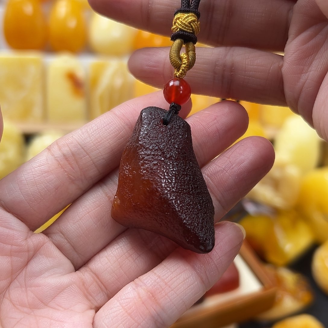 蜜蜡颈饰未镶嵌蜜蜡