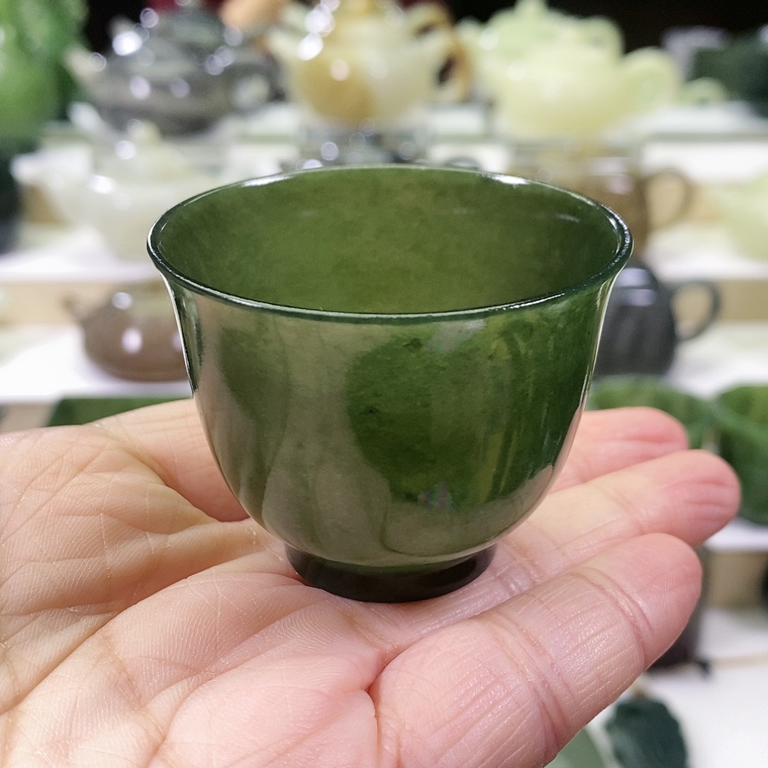 和田玉茶杯未镶嵌55ml
