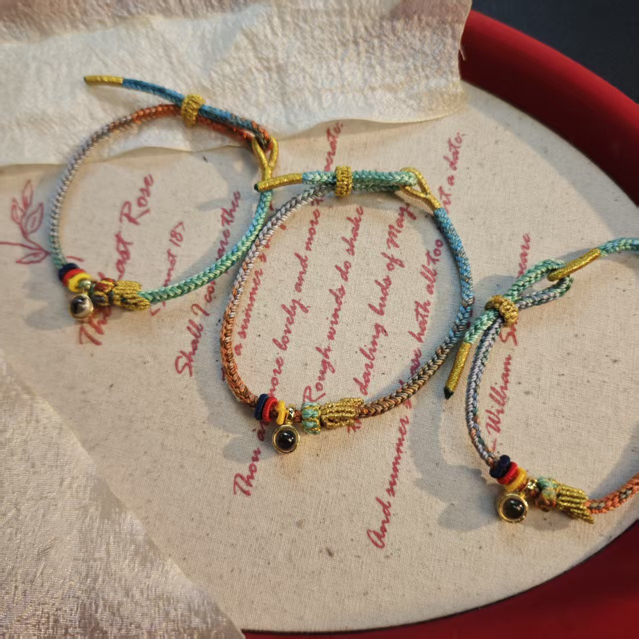 非金属布艺手链 【都可以】编织手链（多样发其一）YS202