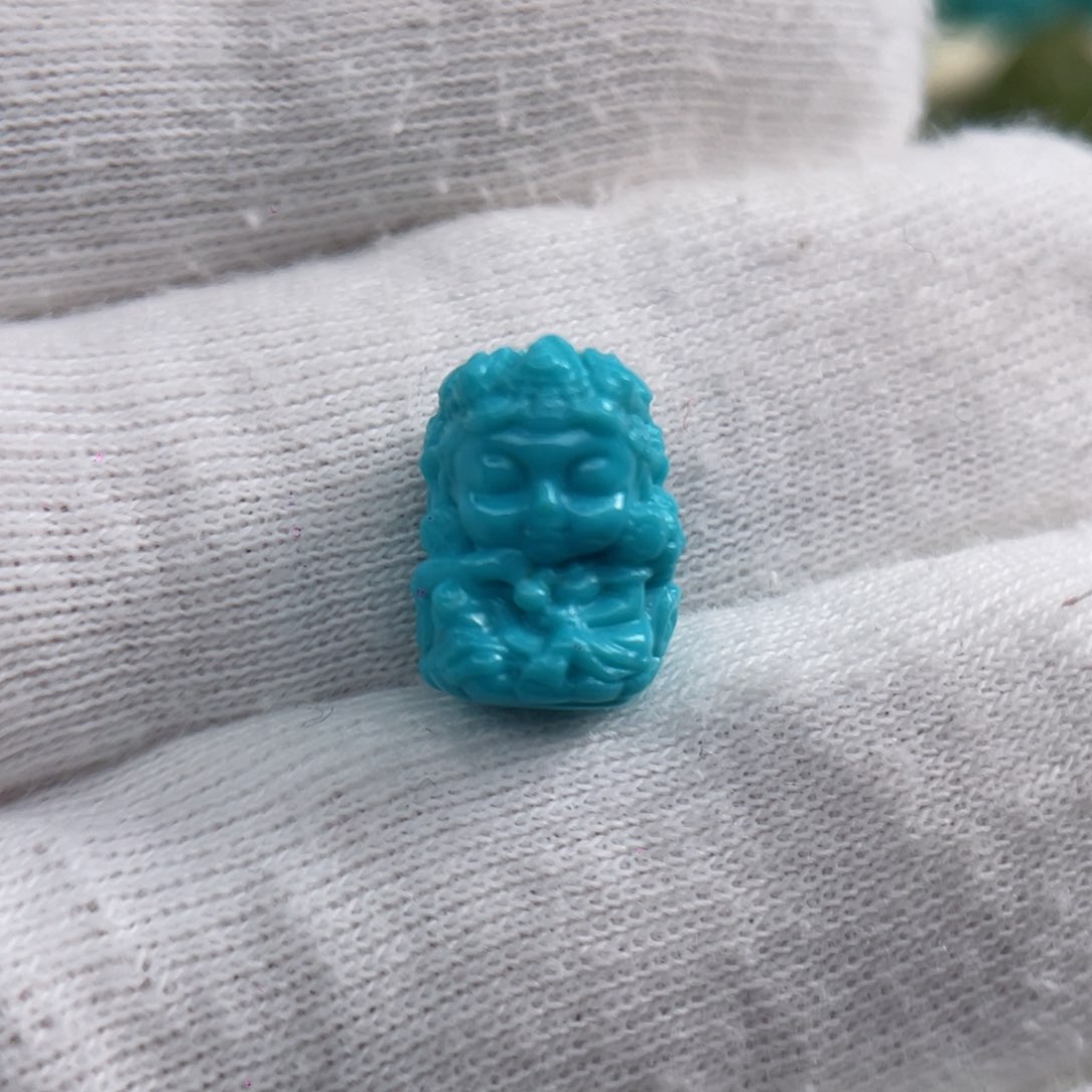 绿松石未镶嵌颈饰卡9.2-12.7-7.5