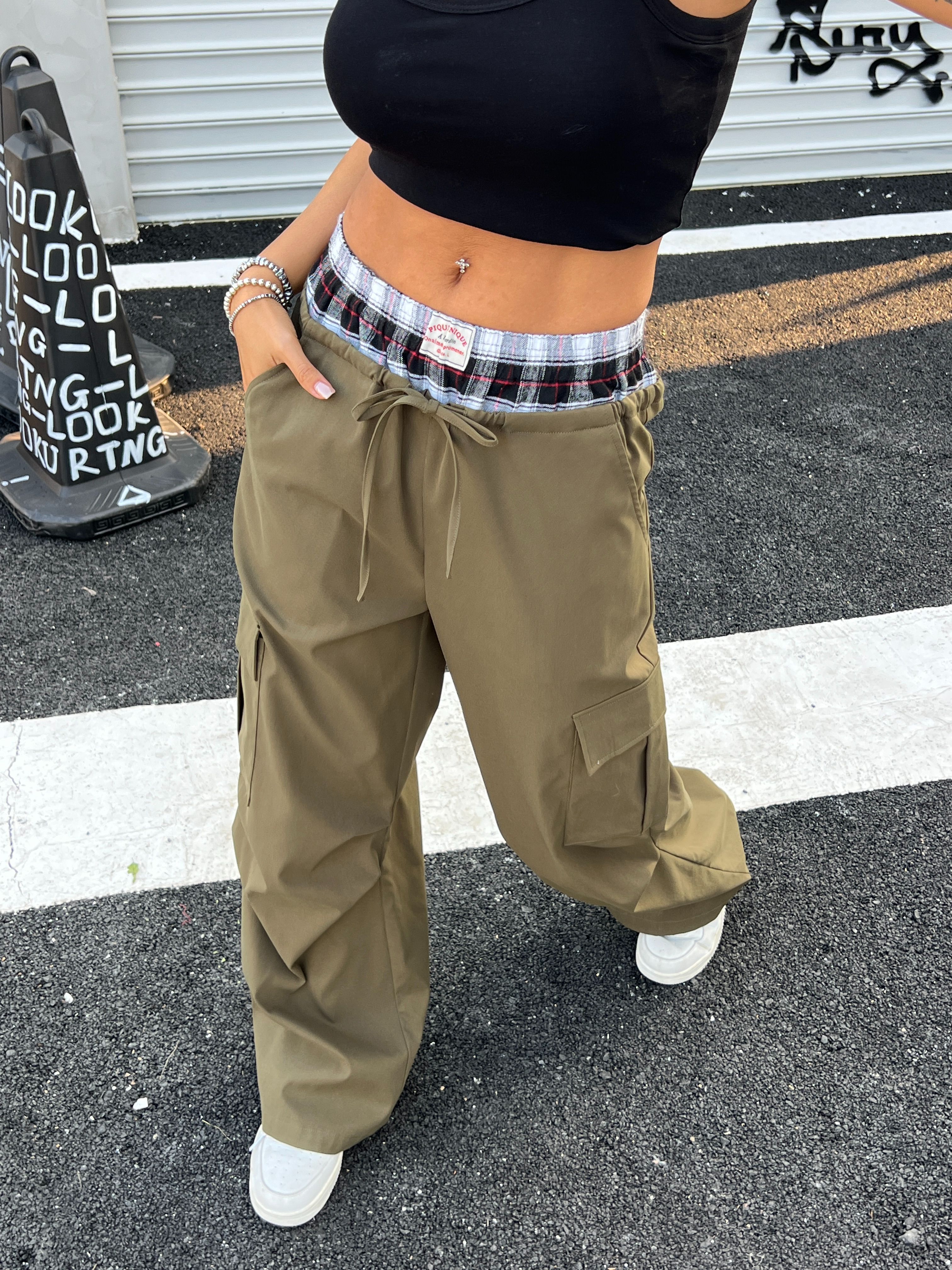 跨境尾单全店亏本清！休闲长裤     KM0164薄款多口袋工装裤