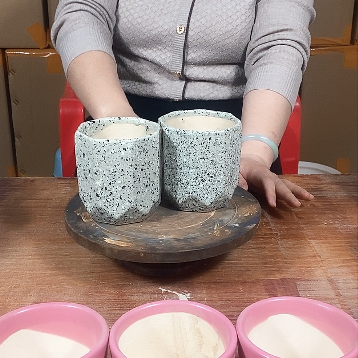 陶瓷微瑕花盆-010-2