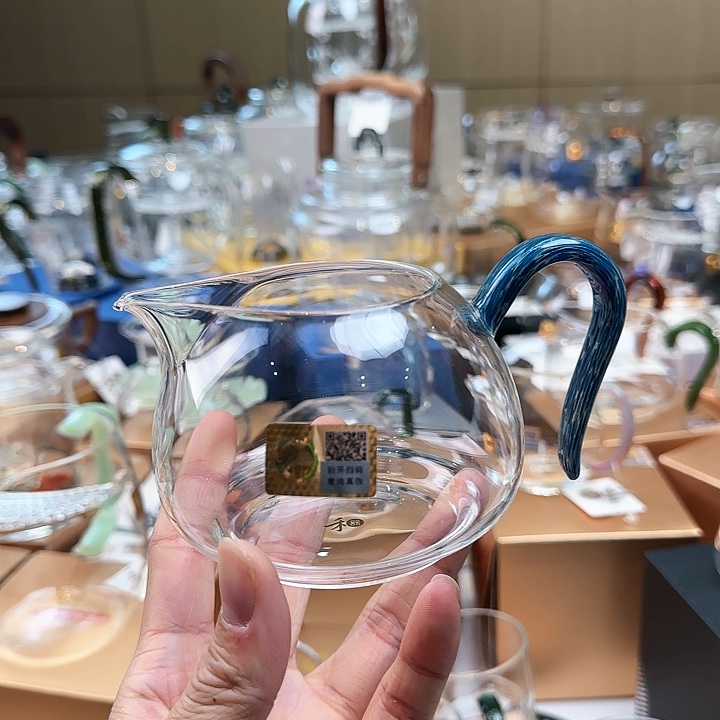 禾器淡然黛蓝公道杯