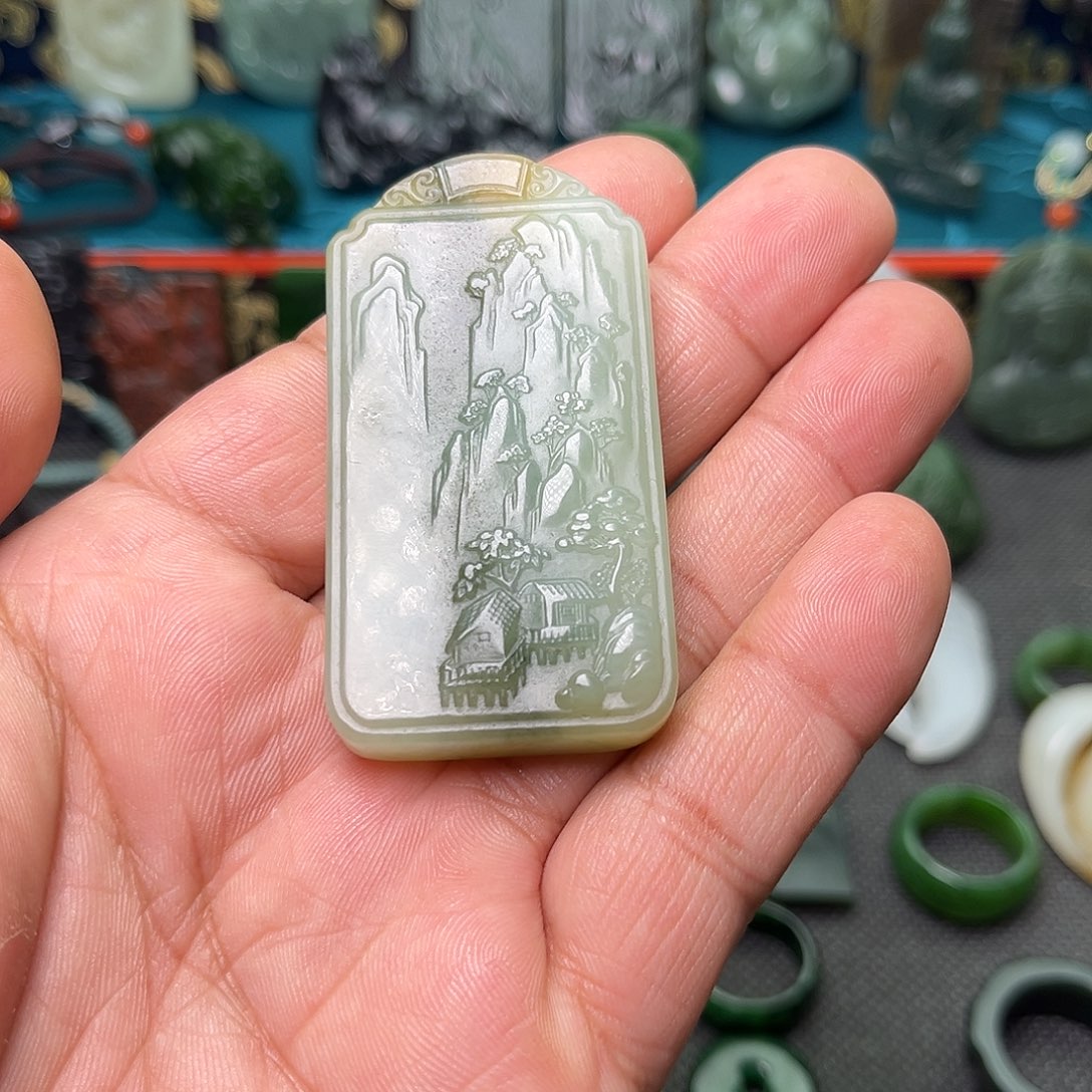 和田玉颈饰未镶嵌